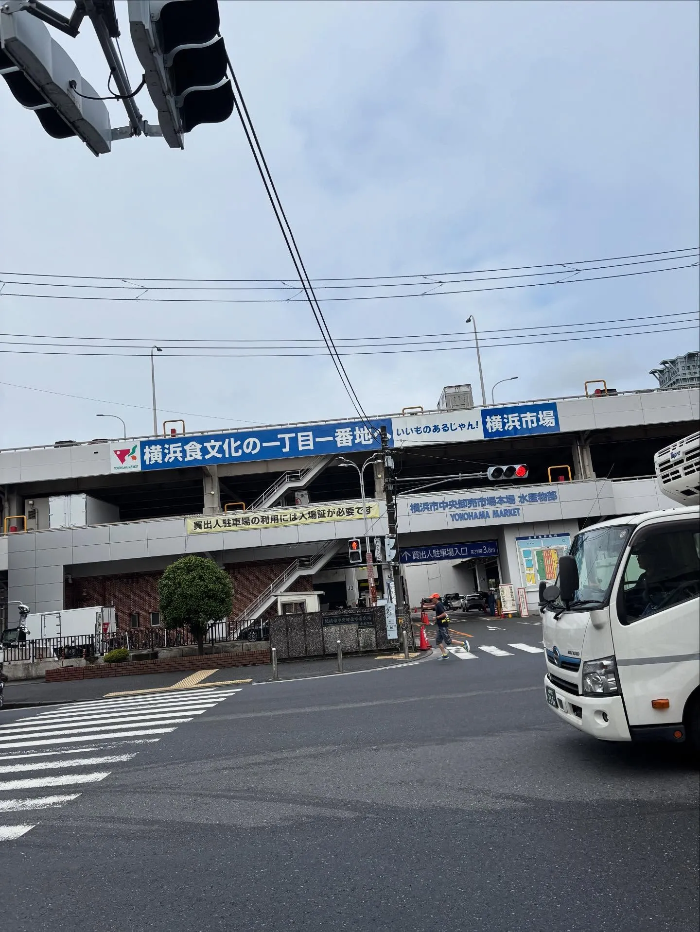 朝は横浜中央市場に行ってきました。
